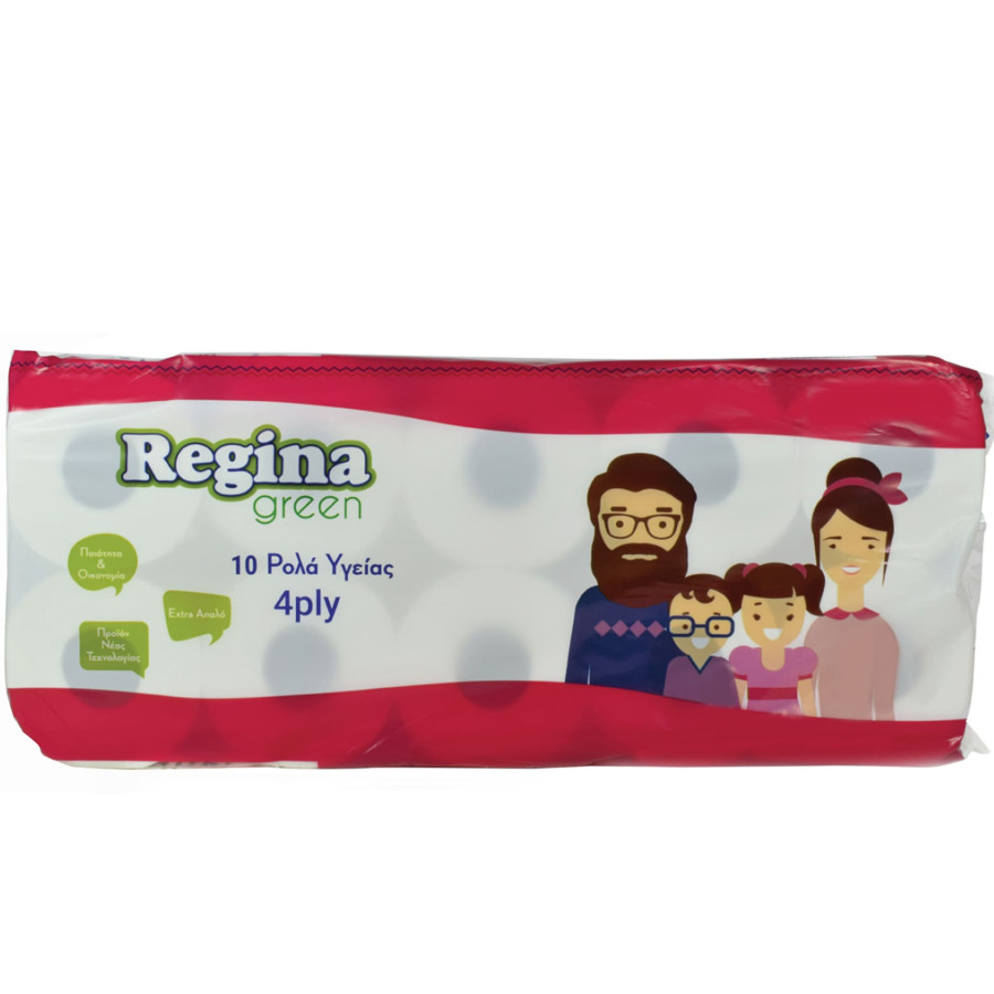 Regina Green Χαρτί Υγείας 4Φ