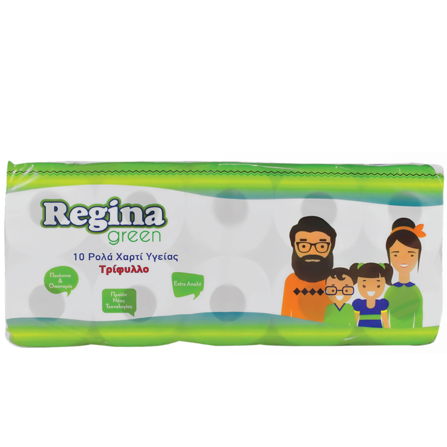 Regina Green Χαρτί Υγείας 3Φ